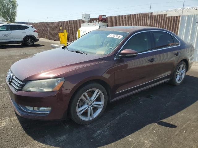 Sedans VOLKSWAGEN PASSAT 2012 Maroon