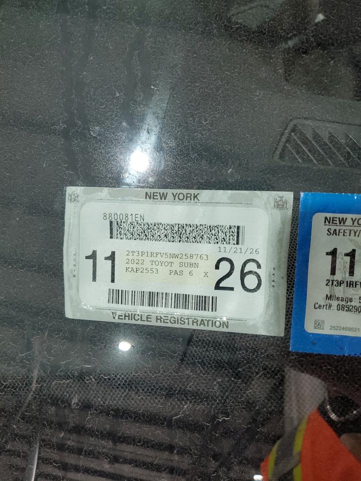 2022 Toyota Rav4 Xle VIN: 2T3P1RFV5NW258763 Lot: 63859665