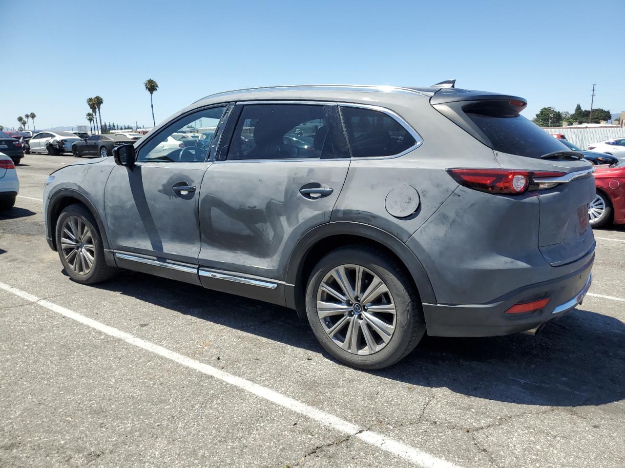 2021 Mazda Cx-9 Signature grey null gas JM3TCBEY3M0508636 photo #3