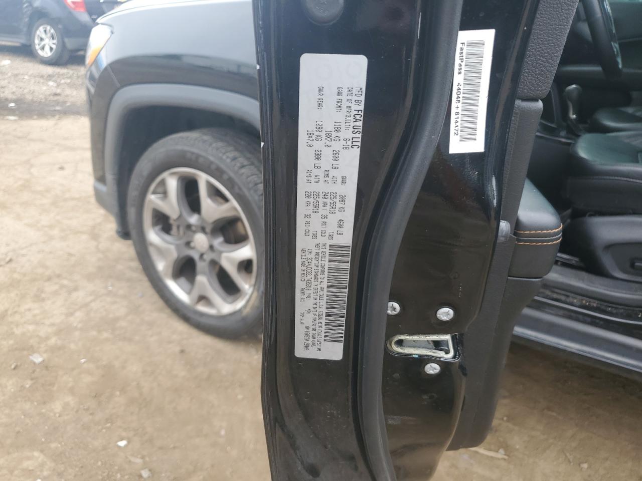 2018 Jeep Compass Limited VIN: 3C4NJDCB2JT435310 Lot: 63756675
