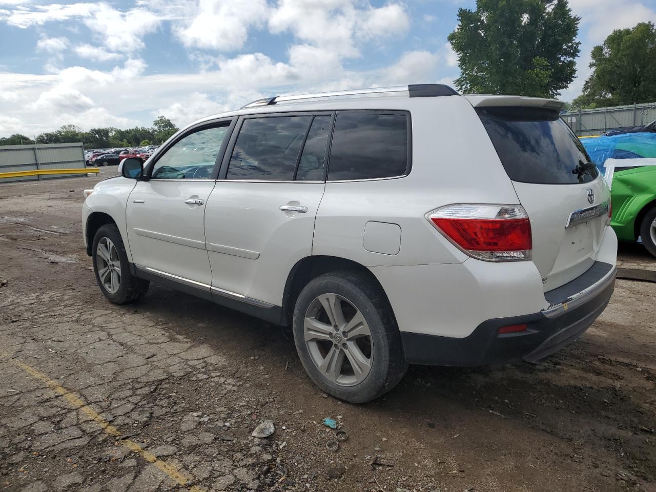 2012 Toyota Highlander Limited white null gas 5TDDK3EH3CS157261 photo #3