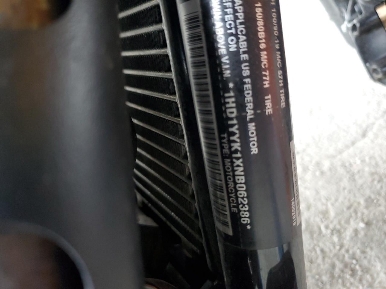 2022 Harley-Davidson Fxbbs VIN: 1HD1YYK1XNB062386 Lot: 63487075