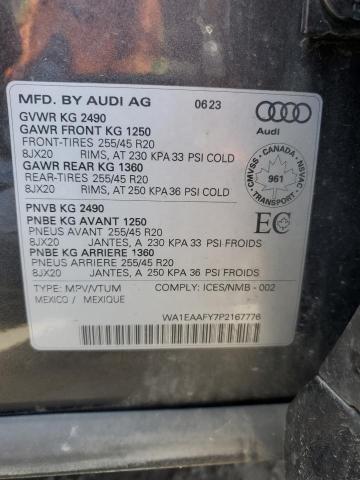 2023 AUDI Q5 PREMIUM PLUS 45  