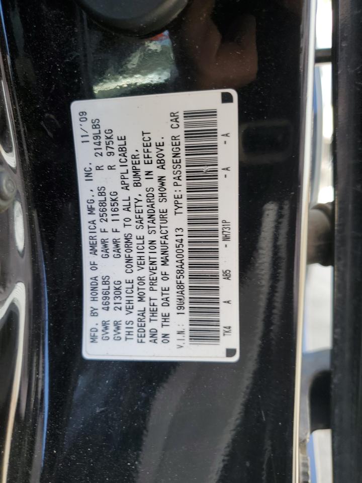 19uua8f58aa005413 19UUA8F58AA005413 2010 Acura Tl