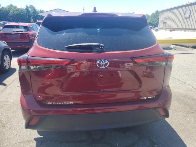  TOYOTA HIGHLANDER 2020 Красный