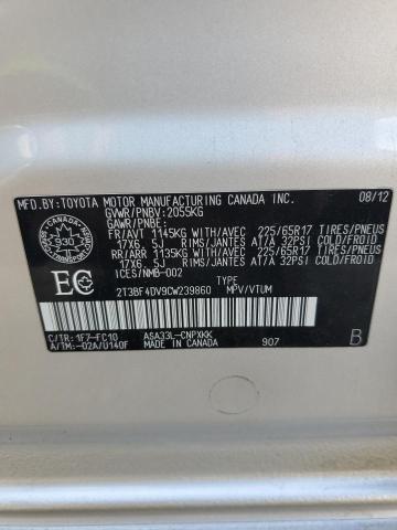 2012 TOYOTA RAV4   