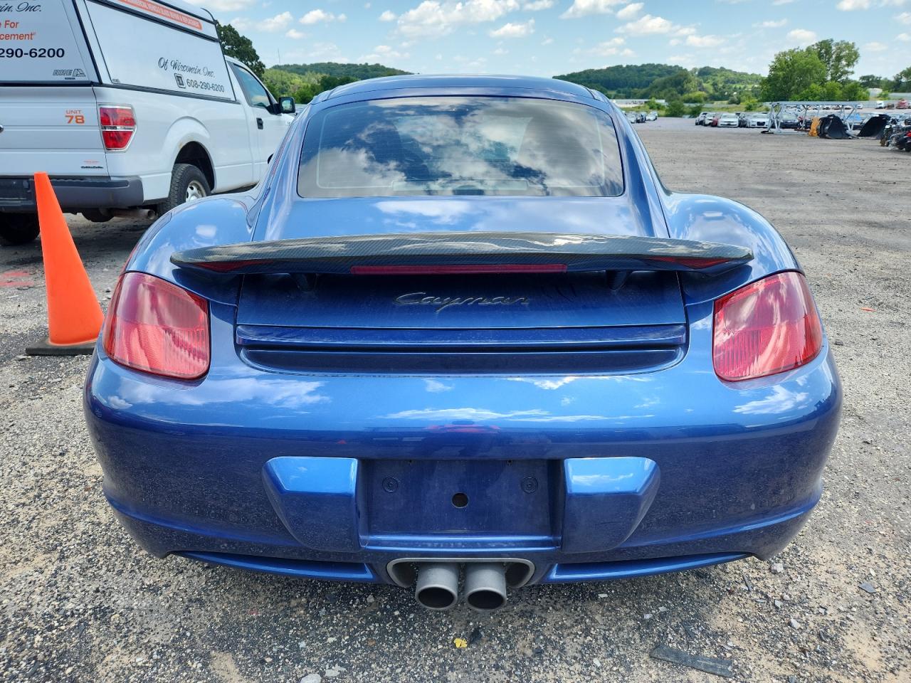2007 Porsche Cayman VIN: WP0AA29897U761795 Lot: 62954425