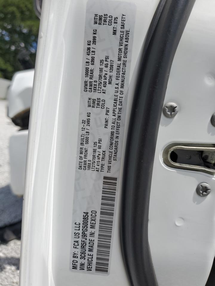2023 Ram 2500 Laramie VIN: 3C6UR5FJ9PG500854 Lot: 64947655