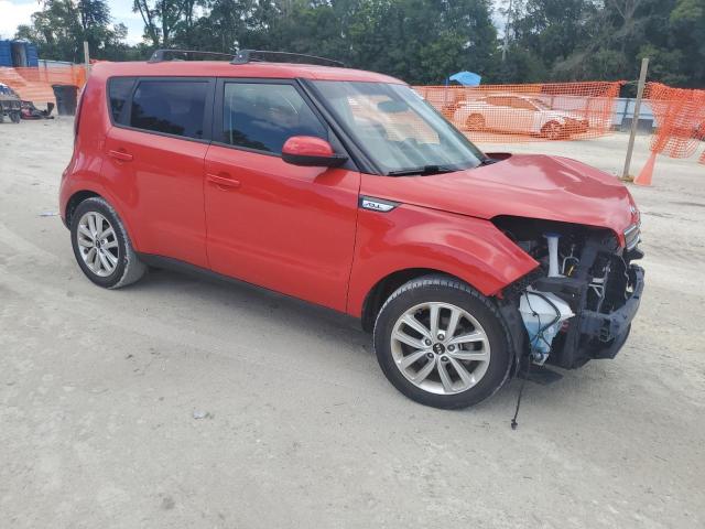  KIA SOUL 2018 Czerwony