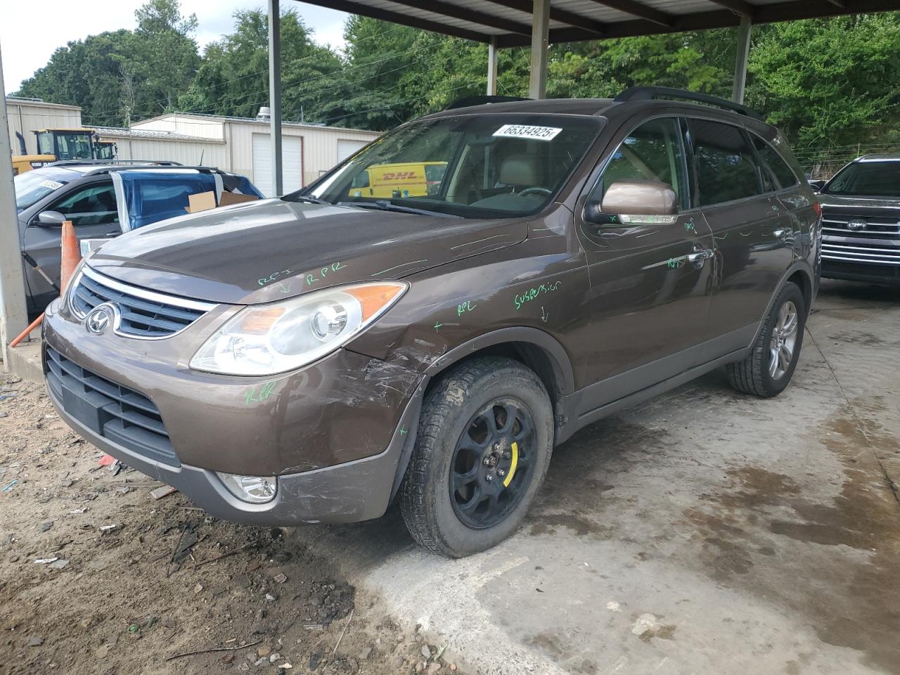 2012 Hyundai Veracruz Gls VIN: KM8NU4CC6CU192606 Lot: 66334925