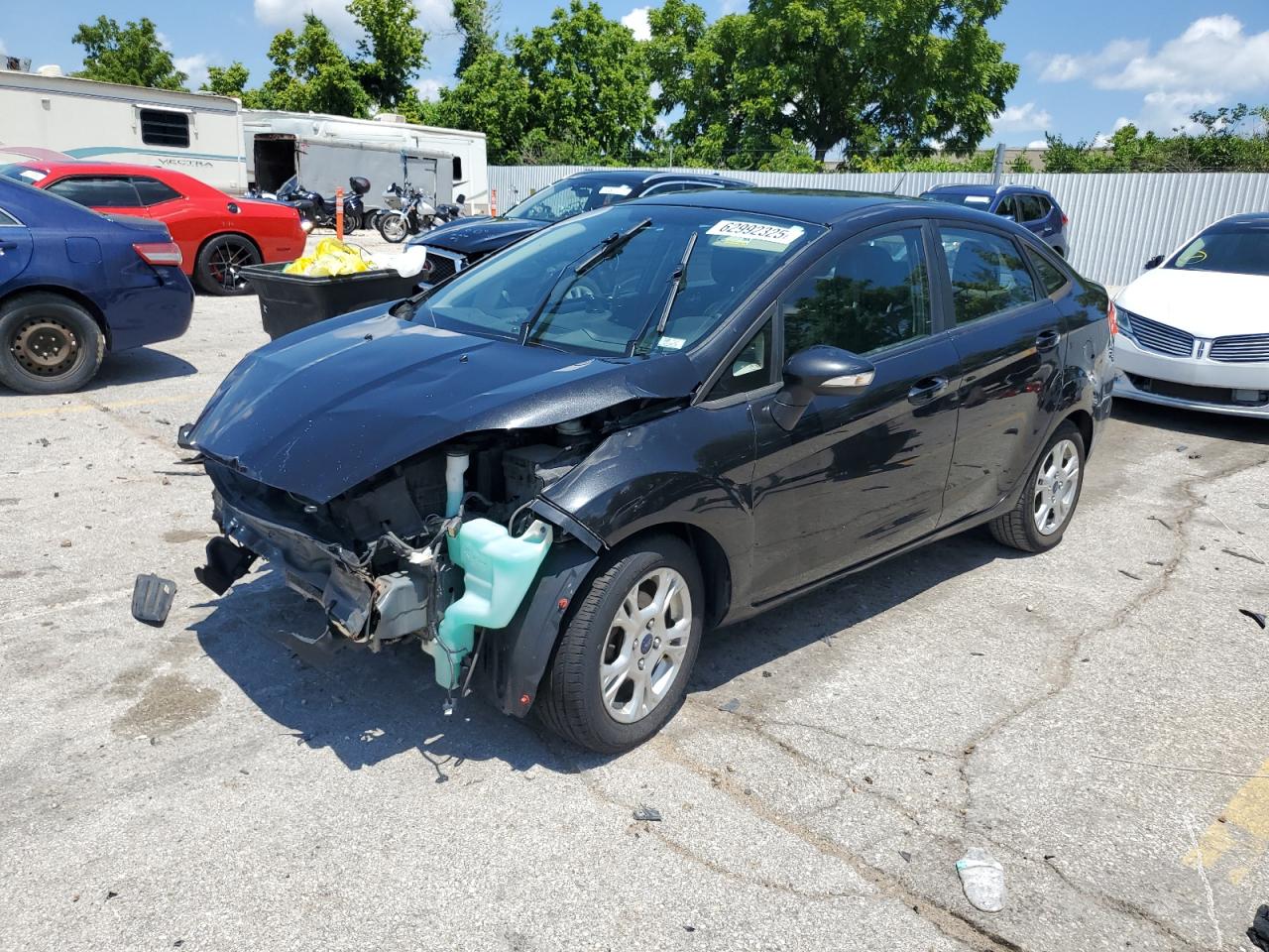 2015 Ford Fiesta Se black null gas 3FADP4BJ2FM126690 photo #1