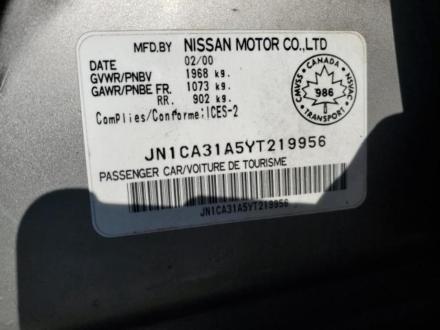 2000 NISSAN MAXIMA GLE  