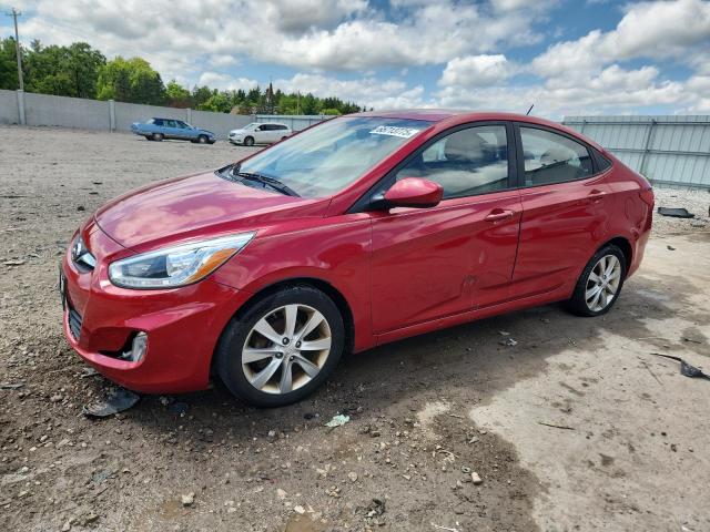  HYUNDAI ACCENT 2014 Czerwony