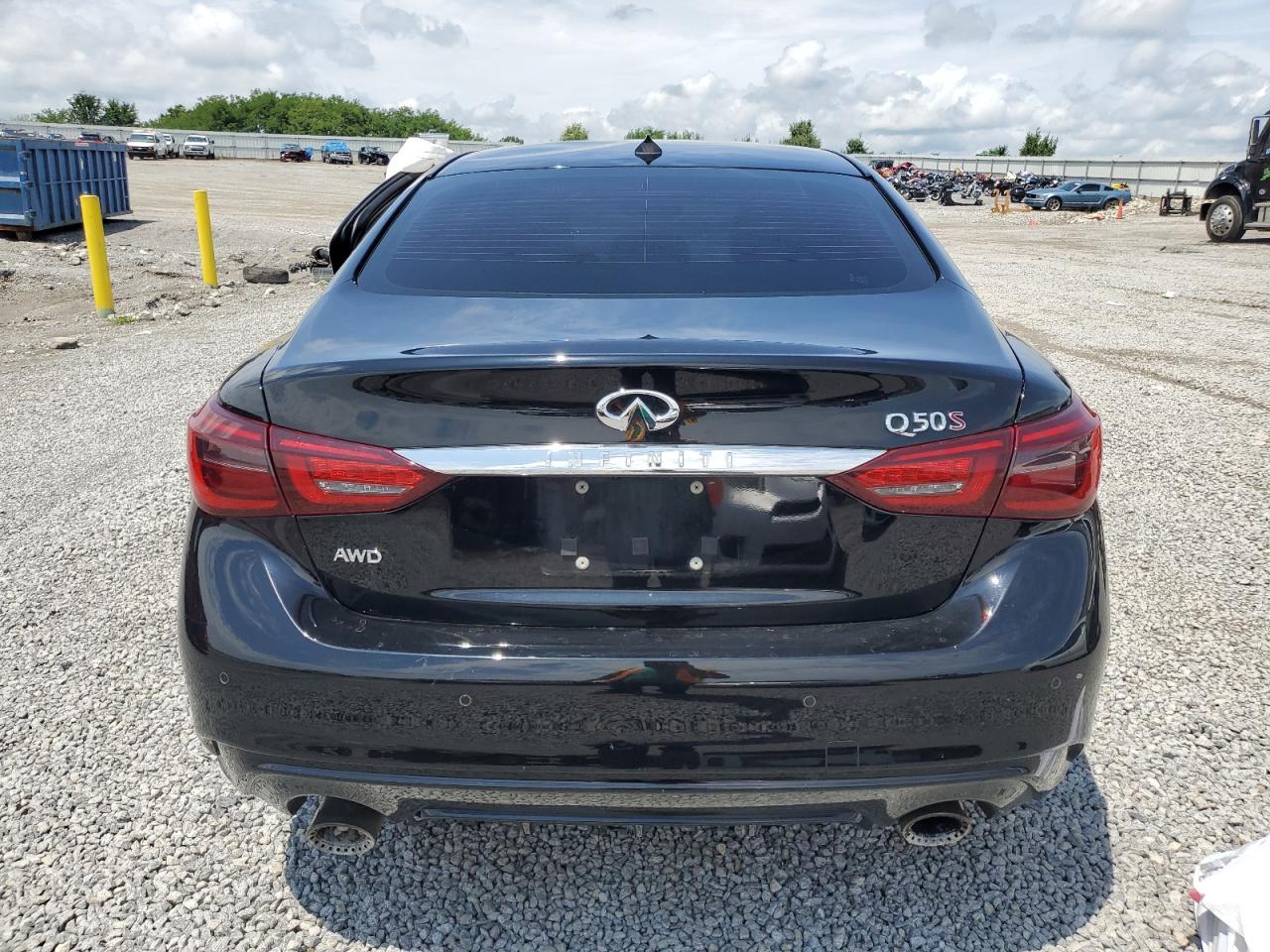 2018 Infiniti Q50 Red Sport 400 VIN: JN1FV7AR0JM480393 Lot: 64646065