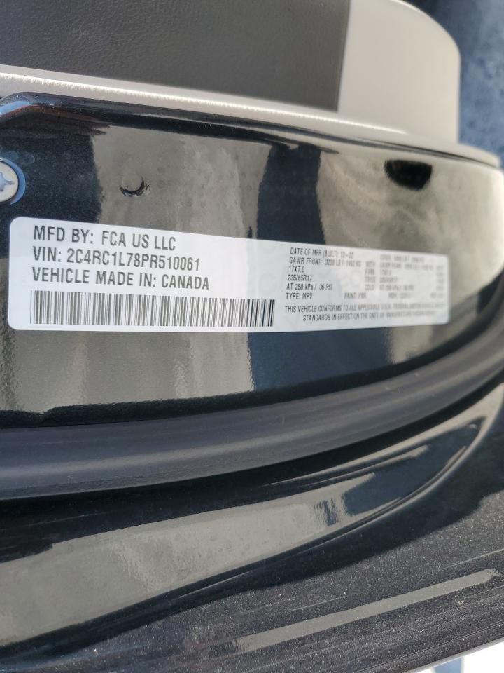 2023 Chrysler Pacifica Hybrid Touring L VIN: 2C4RC1L78PR510061 Lot: 62771495