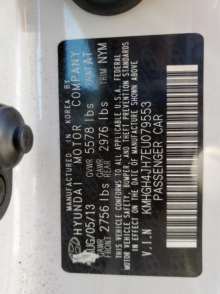 2014 Hyundai Equus Signature VIN: KMHGH4JH7EU079553 Lot: 65462925