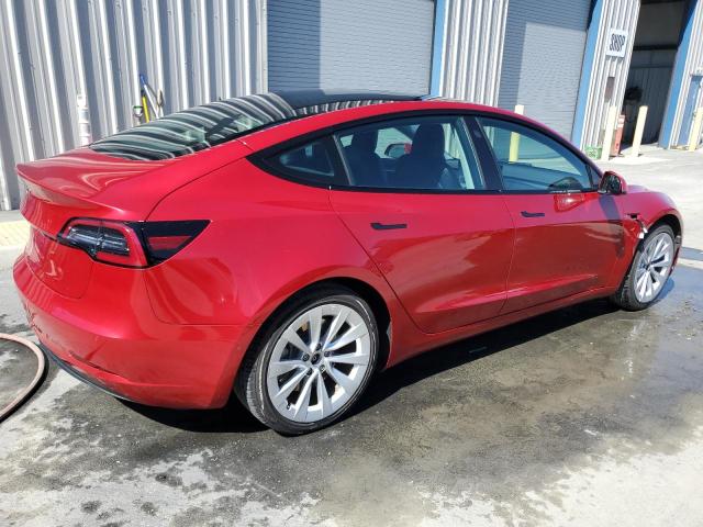  TESLA MODEL 3 2022 Red