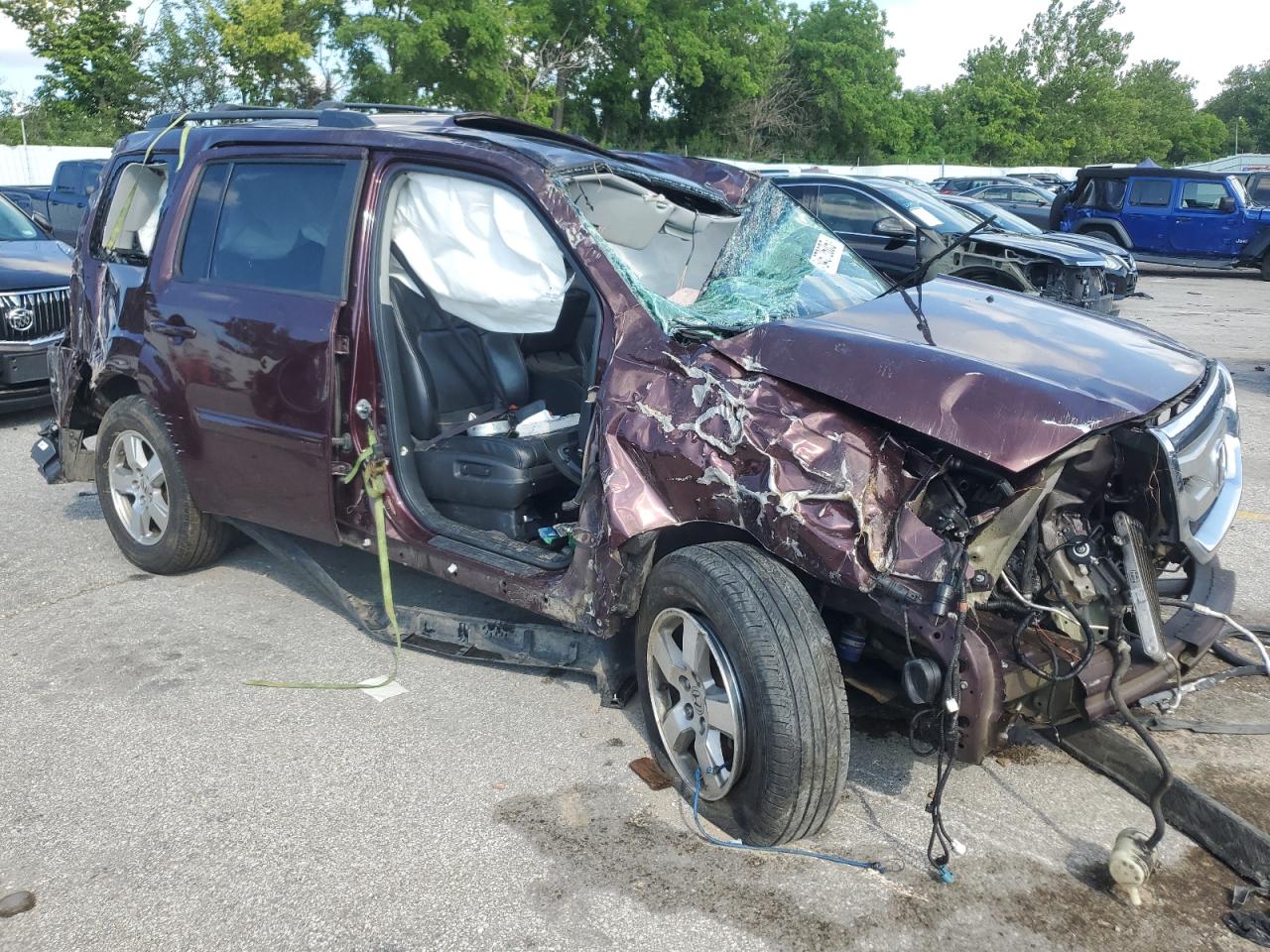 2011 Honda Pilot Exln VIN: 5FNYF4H72BB066662 Lot: 64572605