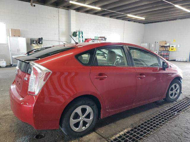  TOYOTA PRIUS 2013 Czerwony