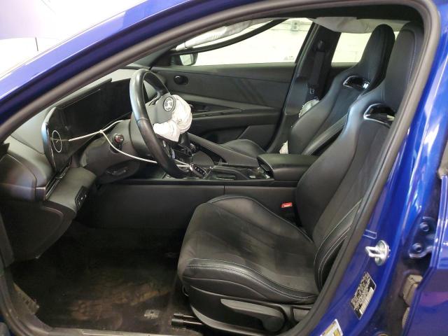  HYUNDAI ELANTRA 2022 Granatowy