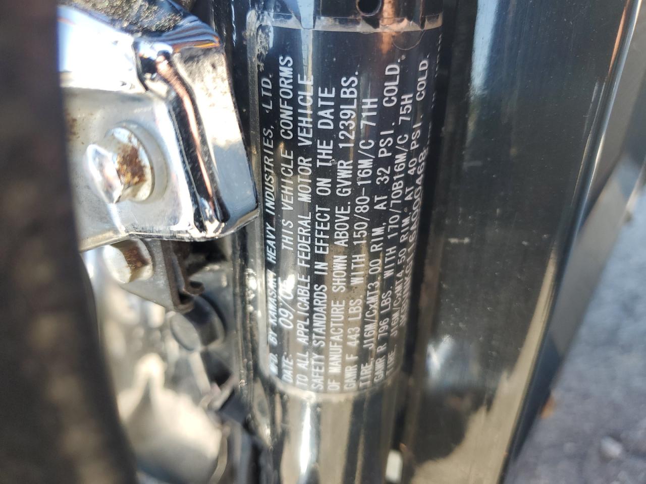 jkbvnkg116a000468 JKBVNKG116A000468 2006 Kawasaki Vn1600 G