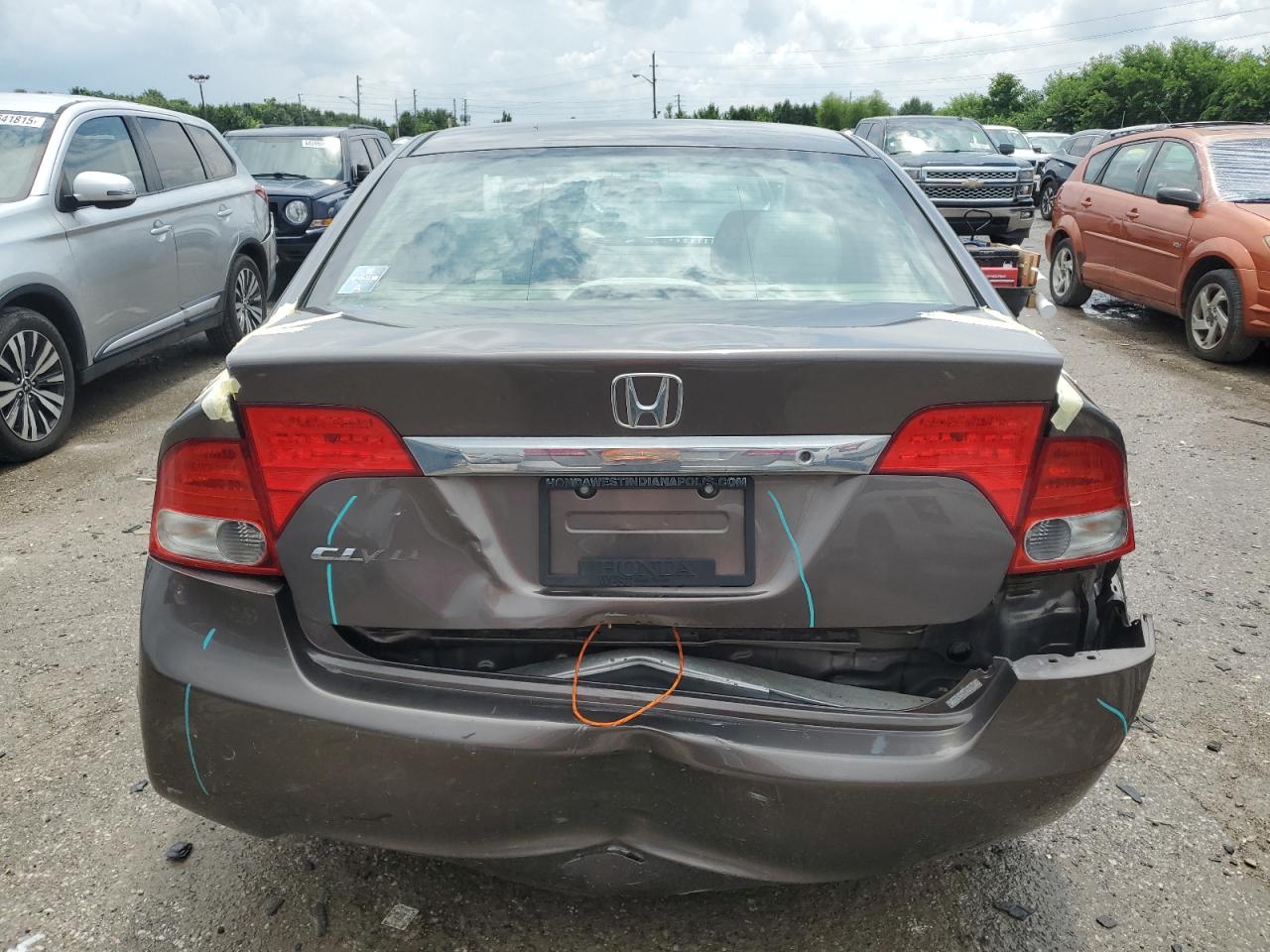 2009 Honda Civic Lx VIN: 19XFA16509E048988 Lot: 63787885
