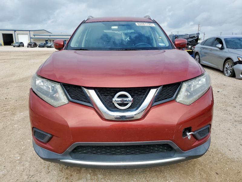  NISSAN ROGUE 2016 Czerwony