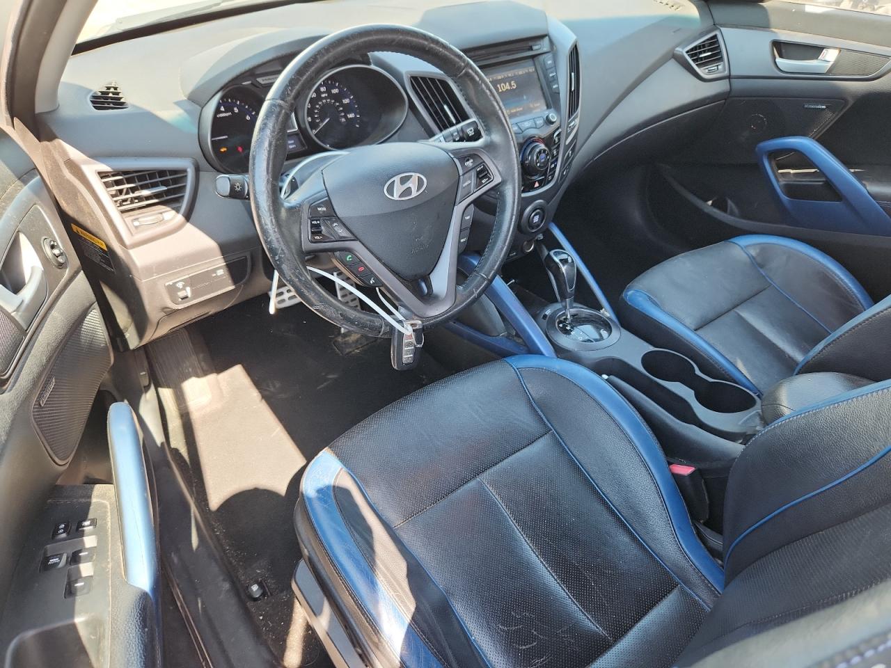 2013 Hyundai Veloster Turbo VIN: KMHTC6AE5DU128357 Lot: 64139565