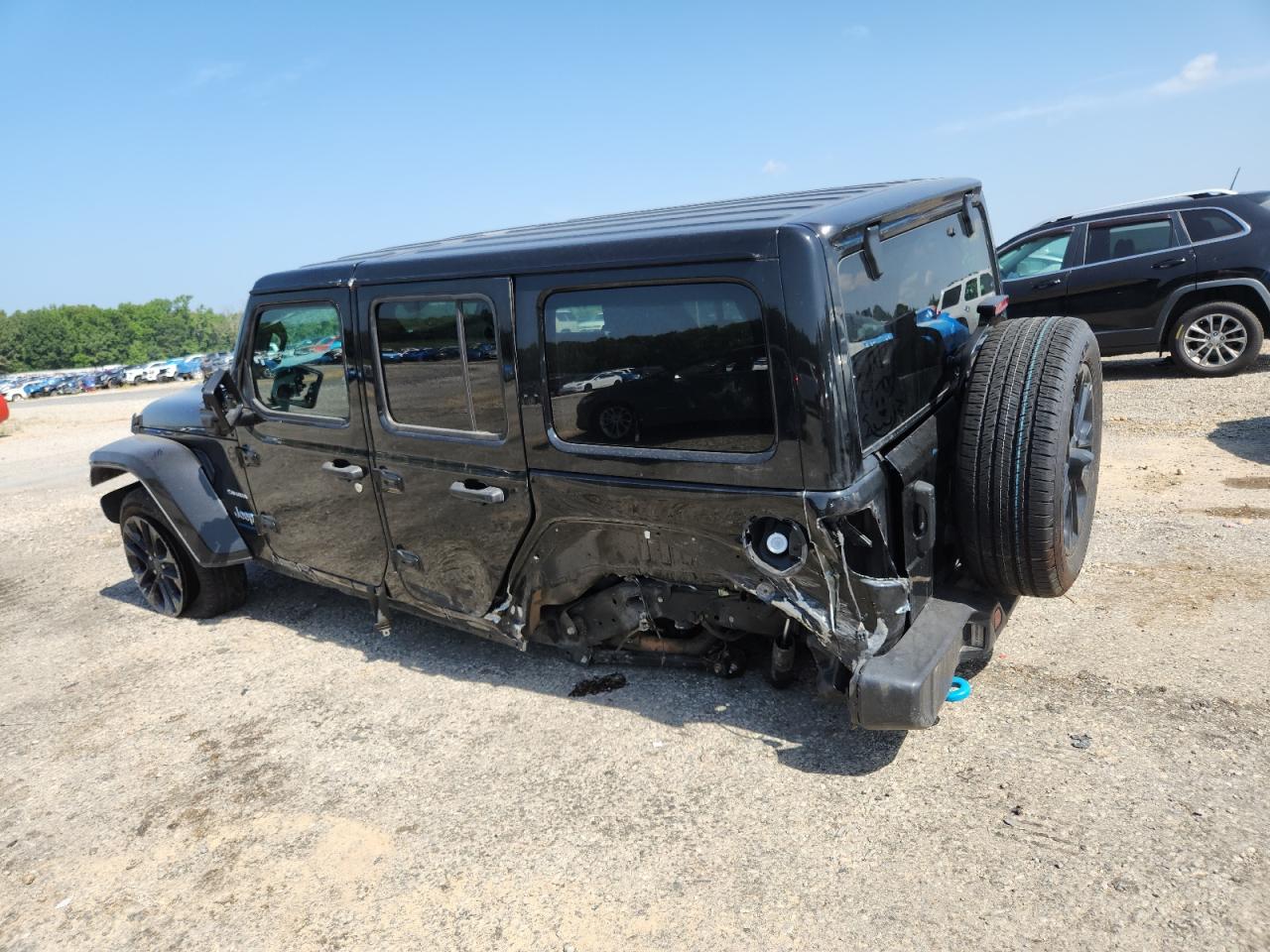 2024 Jeep Wrangler Sahara 4Xe black null hybrid 1C4RJXP65RW231963 photo #3
