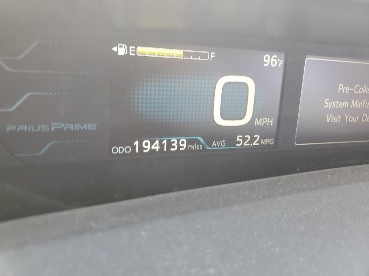 2019 Toyota Prius Prime VIN: JTDKARFP2K3116882 Lot: 63417905