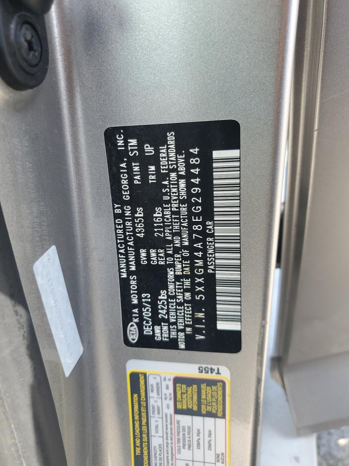 2014 Kia Optima Lx VIN: 5XXGM4A78EG294484 Lot: 65509735