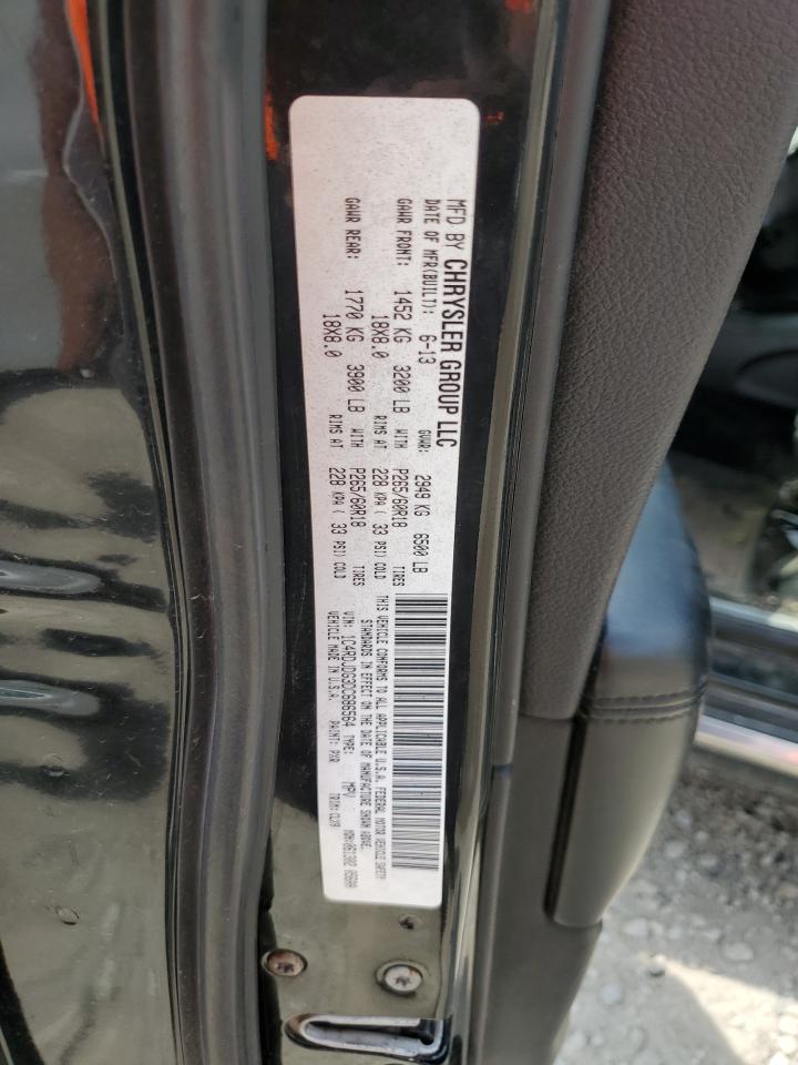 2013 Dodge Durango Crew VIN: 1C4RDJDG3DC686564 Lot: 65614965