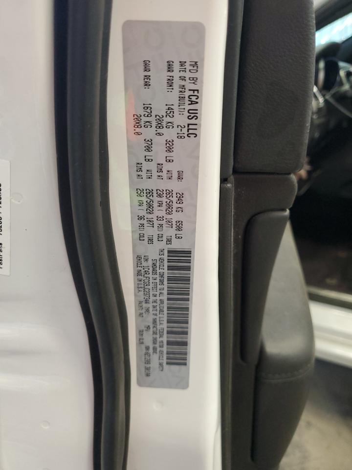 2018 Jeep Grand Cherokee Overland VIN: 1C4RJFCG9JC237344 Lot: 63257505