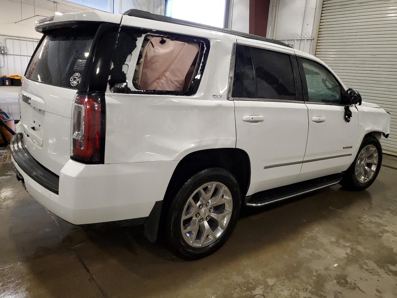 2019 GMC Yukon Slt white null gasoline 1GKS2BKC4KR356153 photo #4