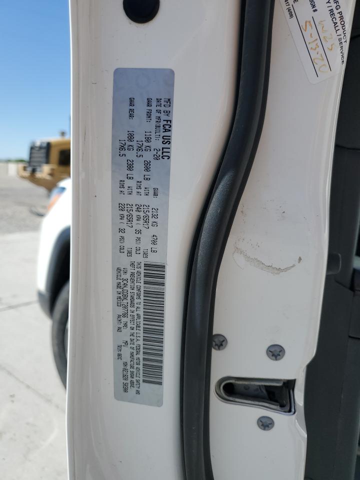 2020 Jeep Compass Trailhawk VIN: 3C4NJDDBXLT207766 Lot: 64657545