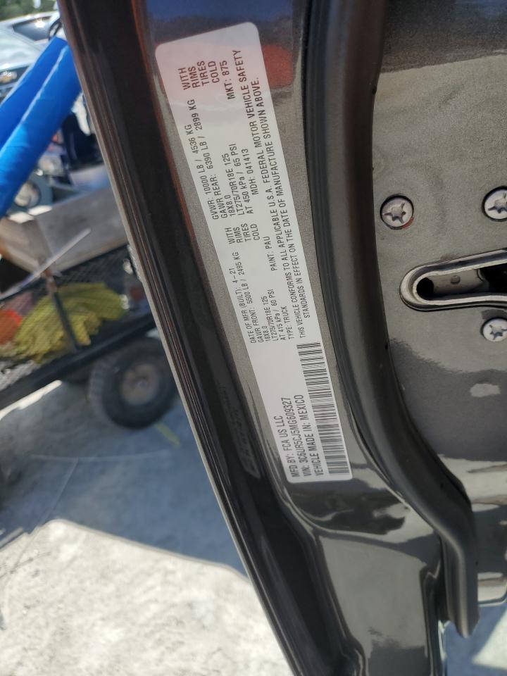 2021 Ram 2500 Tradesman VIN: 3C6UR5CJ5MG609327 Lot: 65343155