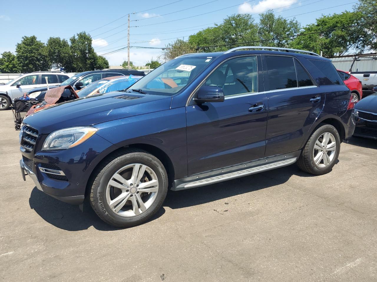 2014 Mercedes-Benz Ml 350 4Matic blue null gas 4JGDA5HB4EA399347 photo #1