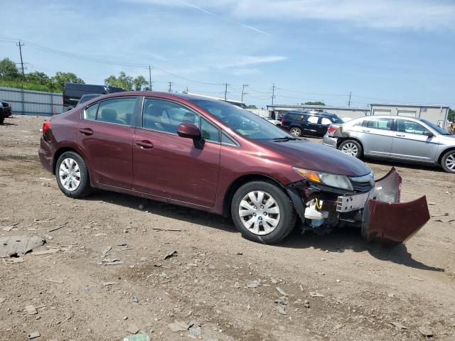  HONDA CIVIC 2012 Czerwony