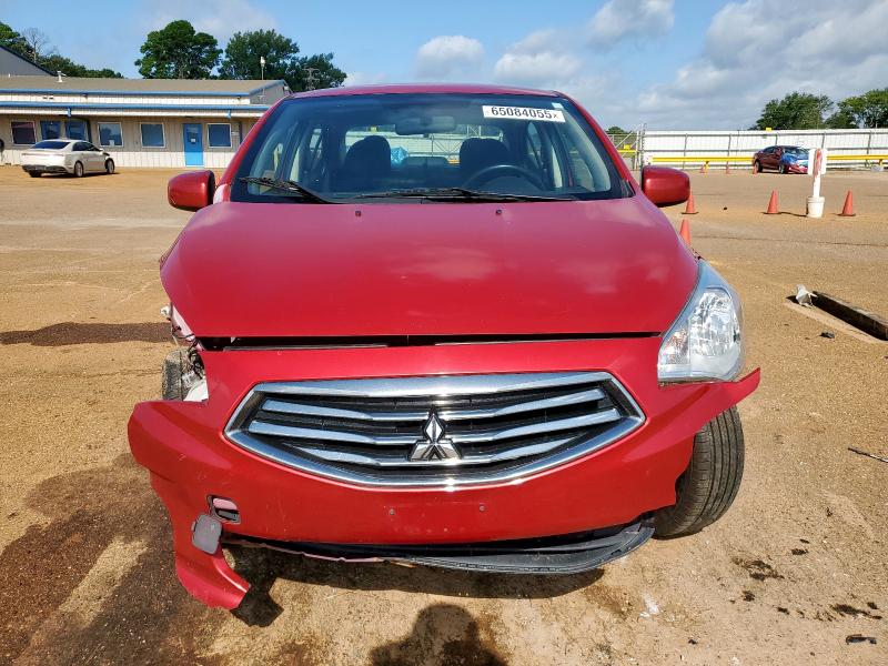  MITSUBISHI MIRAGE 2018 Czerwony