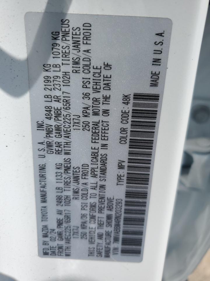2024 Mazda Cx-50 Preferred VIN: 7MMVABBM4RN203293 Lot: 64843175
