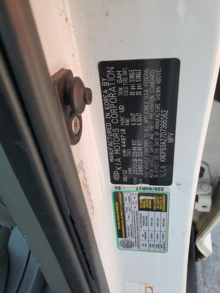 2013 Kia Sportage Base VIN: KNDPB3A27D7366562 Lot: 61994235