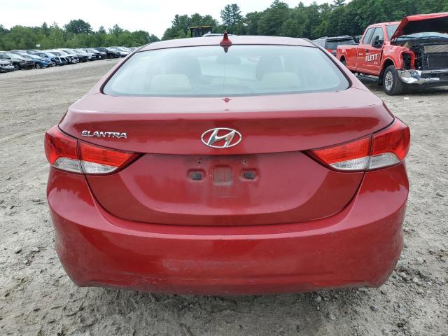  HYUNDAI ELANTRA 2012 Красный