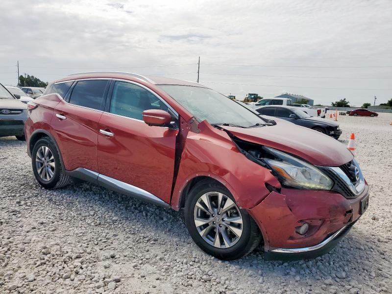  NISSAN MURANO 2015 Czerwony