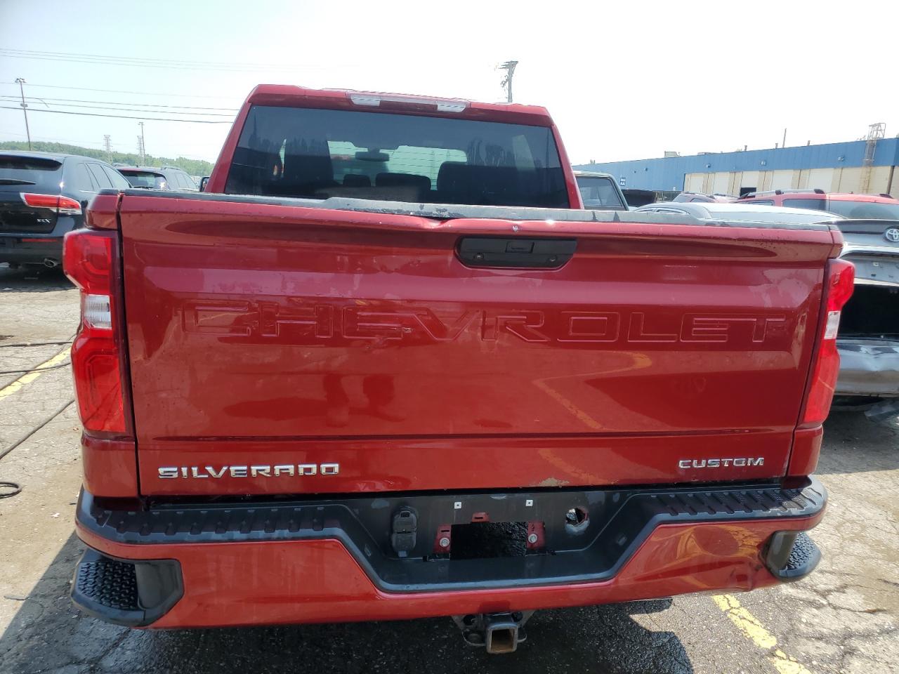 2021 Chevrolet Silverado K1500 Custom VIN: 3GCPYBEK3MG253800 Lot: 64516865