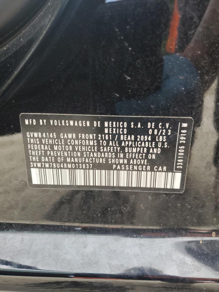 2024 Volkswagen Jetta Se VIN: 3VW7M7BU4RM013837 Lot: 63275745