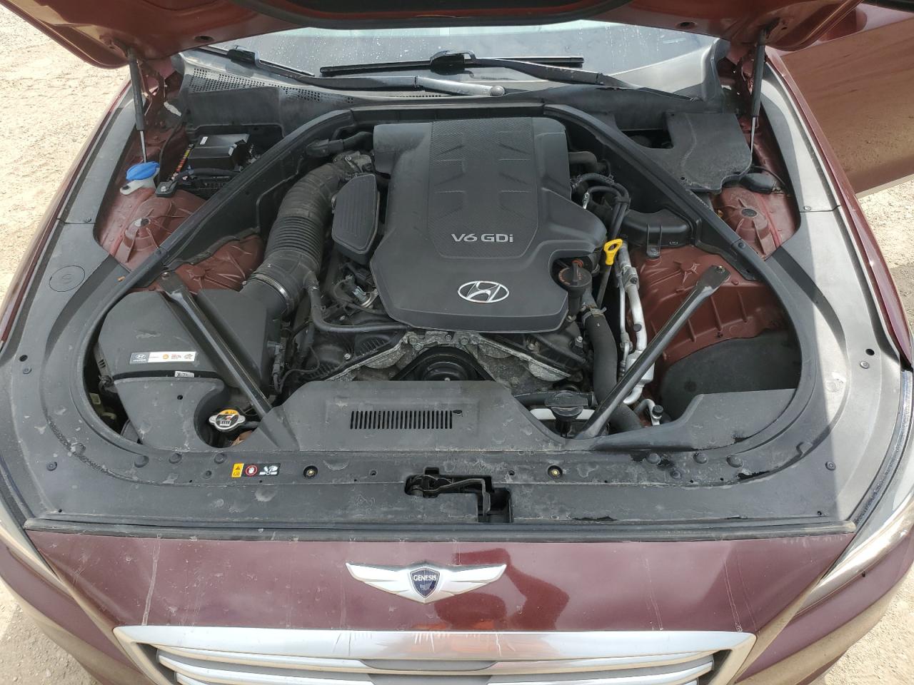 2016 Hyundai Genesis 3.8L VIN: KMHGN4JE3GU117684 Lot: 65574615