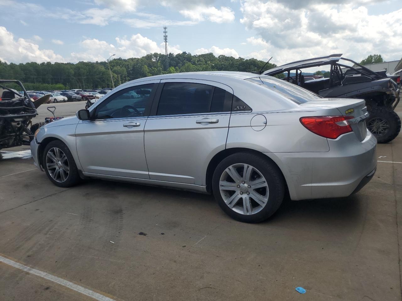 2011 Chrysler 200 Touring silver sedan gas 1C3BC1FB4BN615210 photo #3