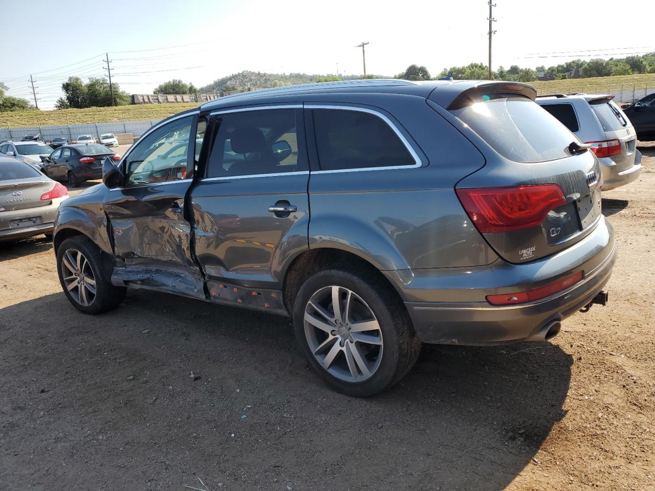 2015 Audi Q7 Tdi Premium Plus grey suv diesel WA1LMAFE8FD025184 photo #3