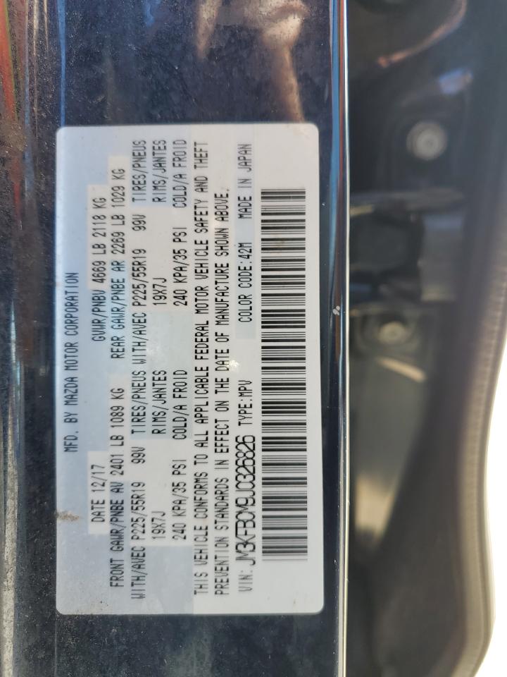 2018 Mazda Cx-5 Touring VIN: JM3KFBCM9J0326826 Lot: 63700305