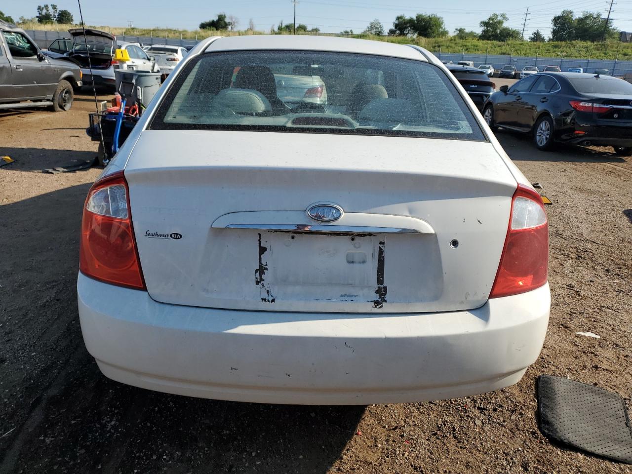 2006 Kia Spectra Lx VIN: KNAFE121565367251 Lot: 64432635